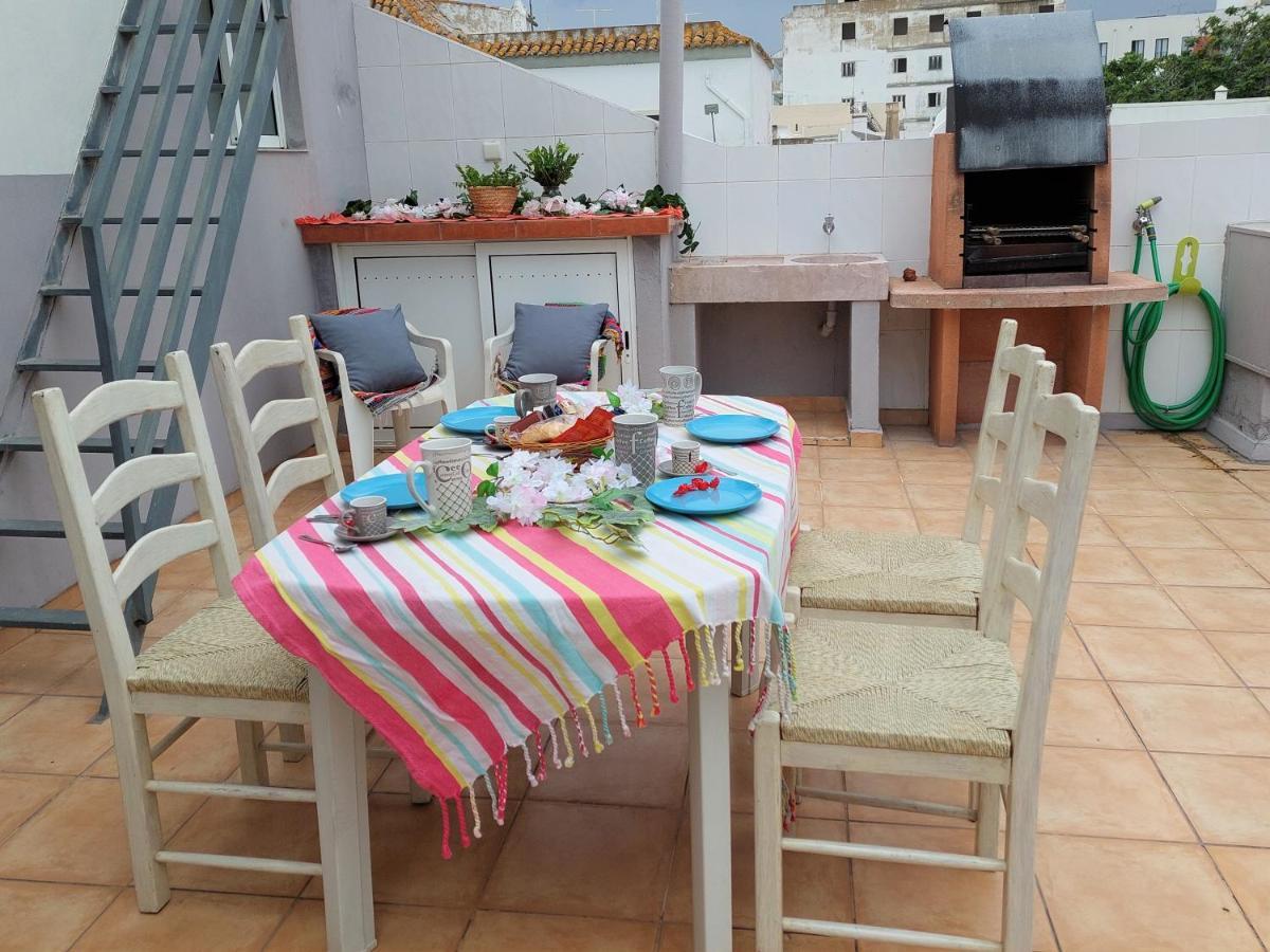 Casa Olhao Terraco: Espaco, Conforto E Terraco Com Churrasqueira Zewnętrze zdjęcie